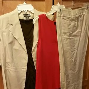Women's suit & 2 shirts